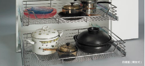 四邊籃-座式全展緩衝 ( 屜頭式 )